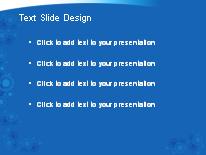 Roundabout Blue PowerPoint Template text slide design