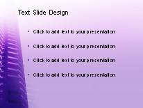 Skyscraper Purple PowerPoint Template text slide design