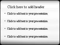 Sleek PowerPoint Template text slide design