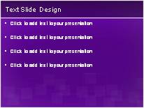 Squared Purple PowerPoint Template text slide design
