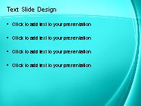 Sabstswoop Teal PowerPoint Template text slide design