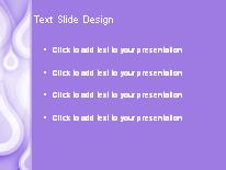 Teardrop Purple PowerPoint Template text slide design