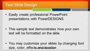 Tricolorbox 05 Widescreen PowerPoint Template text slide design