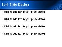 Abc Blue PowerPoint Template text slide design