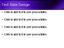Abc Purple PowerPoint Template text slide design