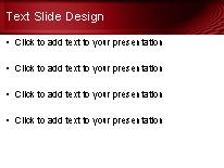 Abc Red PowerPoint Template text slide design