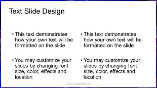 Abstract Technical B Widescreen PowerPoint Template text slide design
