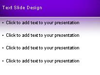 Ambient Purple PowerPoint Template text slide design