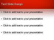 Ambient Red PowerPoint Template text slide design