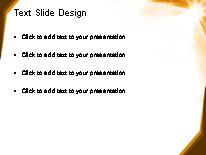 Binary Light Orange PowerPoint Template text slide design