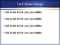 Blank Blue PowerPoint Template text slide design