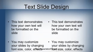 Blue Mosaic Widescreen PowerPoint Template text slide design