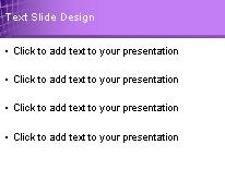Curvedout Purple PowerPoint Template text slide design