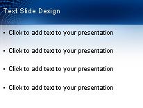 Deeprising Blue PowerPoint Template text slide design