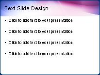 Directional Glass Purple PowerPoint Template text slide design