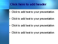 Float Away PowerPoint Template text slide design