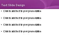 Gemini Purple PowerPoint Template text slide design