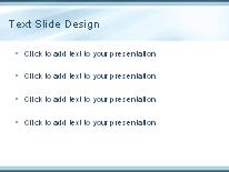 Glass Tubes Blue PowerPoint Template text slide design
