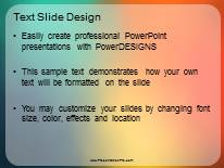 Gradient Blur 1 PowerPoint Template text slide design