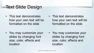 Gradient Lights Blue 01 Widescreen PowerPoint Template text slide design