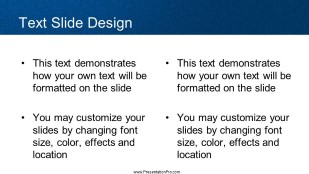 Leather Blue 05 Widescreen PowerPoint Template text slide design