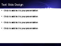 Lightmotion Blue PowerPoint Template text slide design
