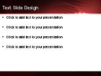 Lightmotion Red PowerPoint Template text slide design