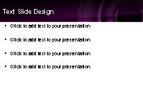 Liquid Techno Purple PowerPoint Template text slide design