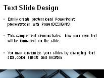 Metallic Abstract PowerPoint Template text slide design