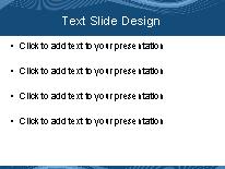 Motion Wave Blue2 PowerPoint Template text slide design