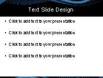 Motion Wave Blue3 PowerPoint Template text slide design