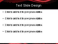 Motion Wave Red3 PowerPoint Template text slide design