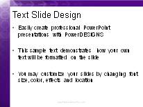Moving Forward Purple PowerPoint Template text slide design