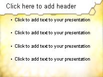 Octabee PowerPoint Template text slide design