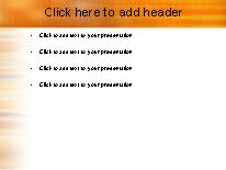 Orangefields PowerPoint Template text slide design