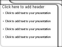 Orbit PowerPoint Template text slide design