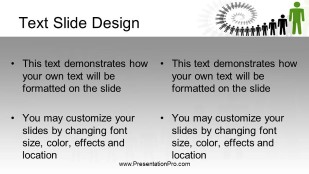 Personal Growth Widescreen PowerPoint Template text slide design