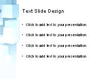 Quebed Blue PowerPoint Template text slide design