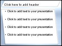 Razor PowerPoint Template text slide design