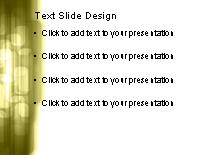 Rectangular Motion Gold PowerPoint Template text slide design