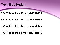 Refresh Purple PowerPoint Template text slide design