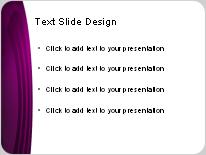 Ringed Purple PowerPoint Template text slide design