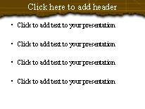 Ripper PowerPoint Template text slide design