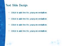 Roundabout Blue PowerPoint Template text slide design