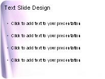 Satin Lavender PowerPoint Template text slide design