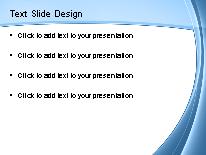 Sabstswoop Blue PowerPoint Template text slide design