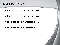 Sabstswoop Gray PowerPoint Template text slide design
