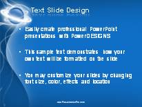 Whirly Orb PowerPoint Template text slide design