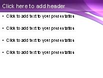 Whisp Purple PowerPoint Template text slide design