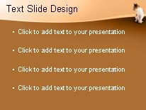 Cat PowerPoint Template text slide design